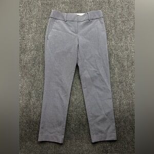 Loft Outlet Womens Julie Mondern Skinny Ankle Pants Size 00P Blue Mid-Rise